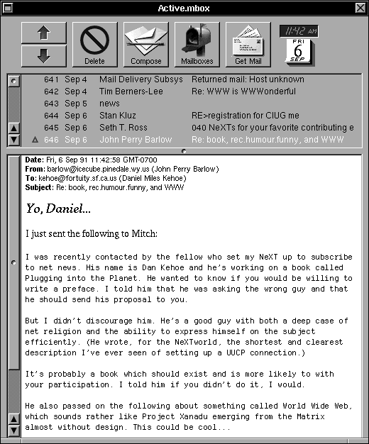 Out of the Matrix: Early Days of the Web (1991)